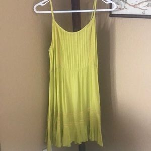 Green Boho Flowy Dress